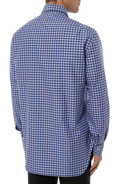 Хлопковая рубашка KITON, арт. UCIH0863708, фото 4