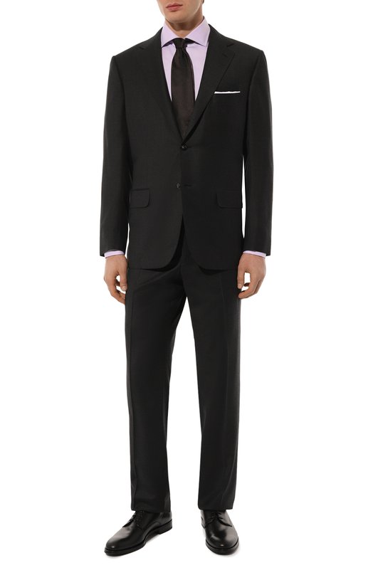 Шерстяной костюм Kiton UA81K0101E24 Серый  UA81K0101E24 Фото 2