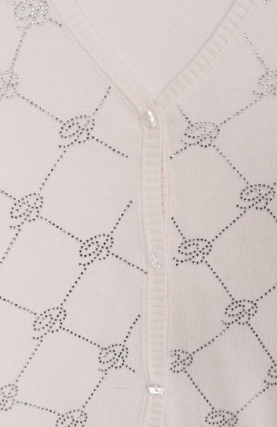 Хлопковый кардиган BLUMARINE, арт. BFMA002.C.FL028/6A-12A, фото 3