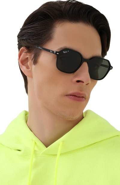 Солнцезащитные очки RAY-BAN черного цвета по цене 22650 руб., арт. 2194-901/58, фото 3 Солнцезащитные очки RAY-BAN, арт. 2194-901/58, фото 3