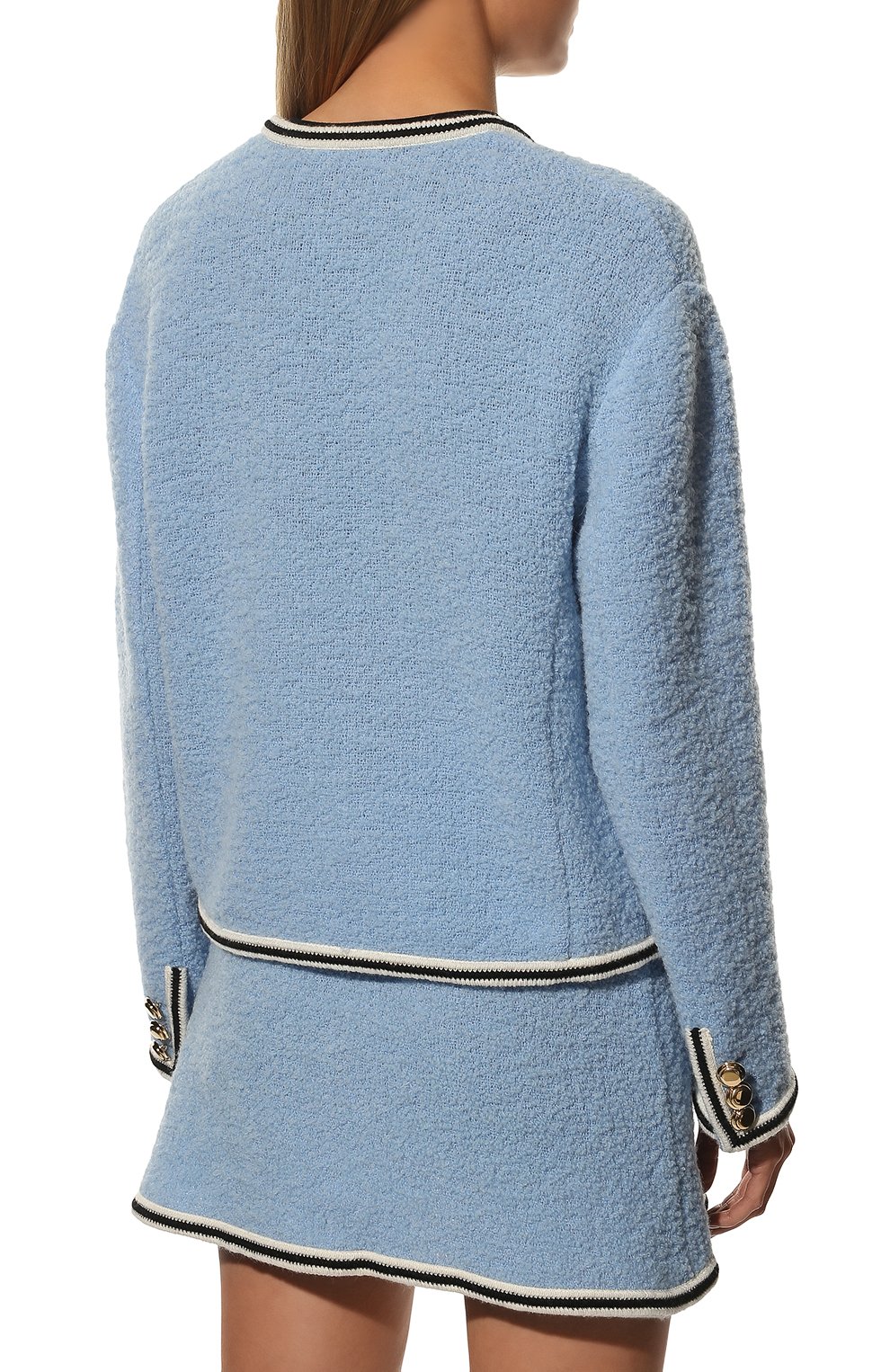 Шерстяной жакет MIU MIU, арт. MH1761-2E37-F0076, фото 4