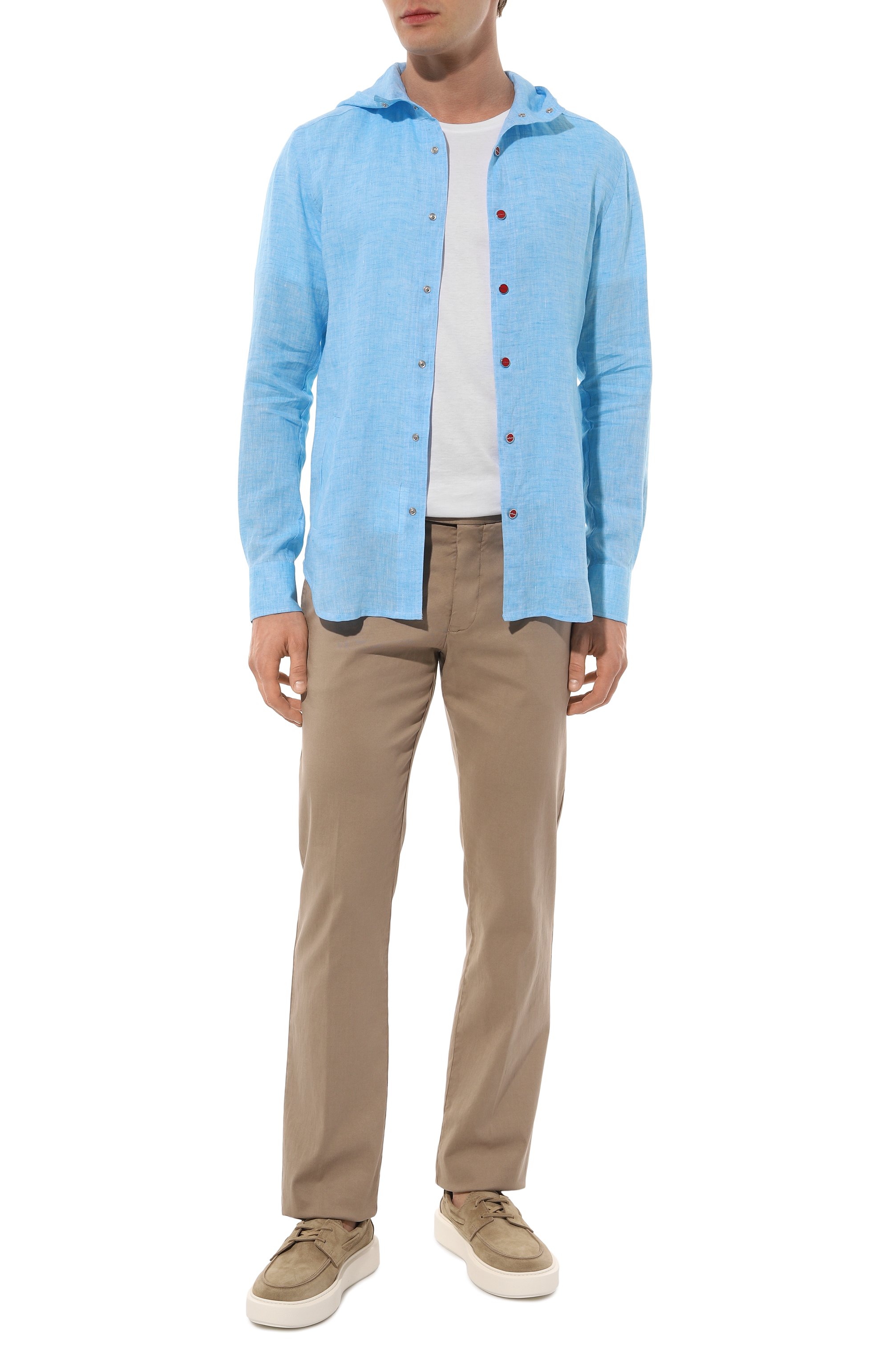 Льняная рубашка KITON, арт. UMCMARH06940, фото 2