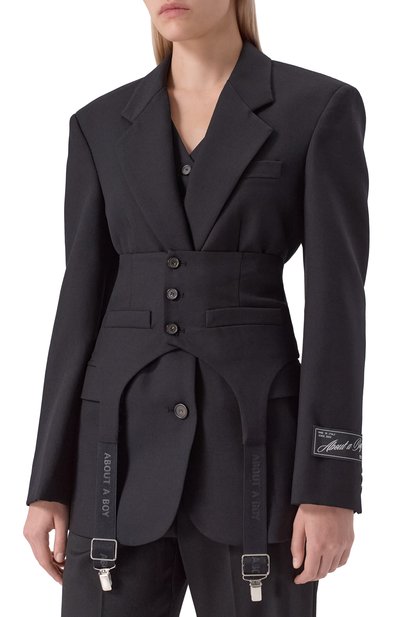 Шерстяной жакет ERIKA CAVALLINI, арт. P5WZ23, фото 3