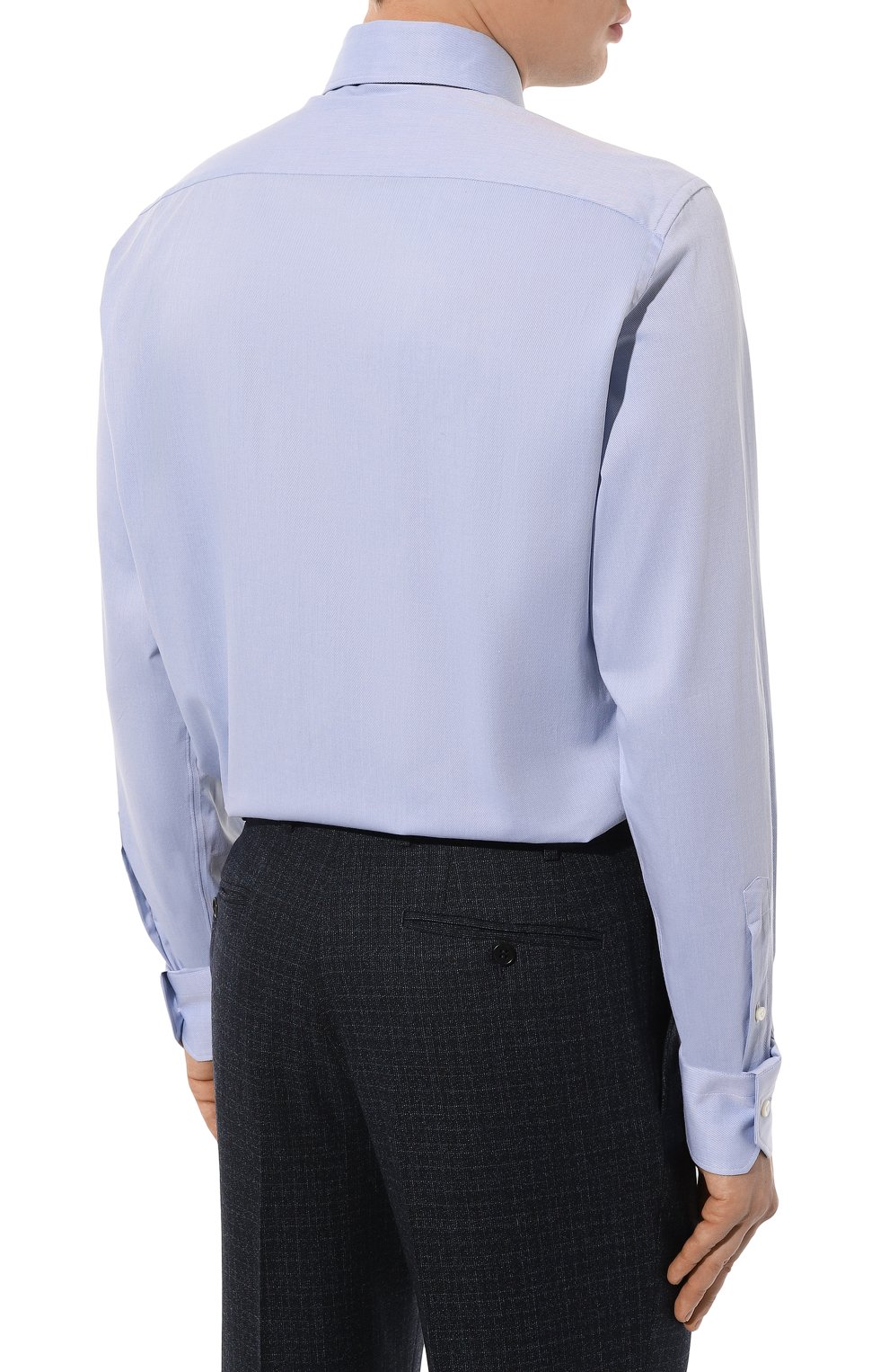 Хлопковая сорочка ZEGNA, арт. 601342A6/9MS0BA, фото 5