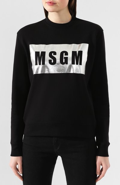Хлопковый свитшот MSGM, арт. 2841MDM96 207299, фото 3