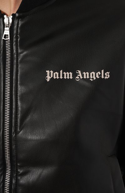 Бомбер из экокожи PALM ANGELS, арт. PWBD025S23FAB0031003, фото 5