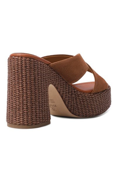 Замшевые сабо FABI, арт. FD9276/CACHEMIRE, фото 5