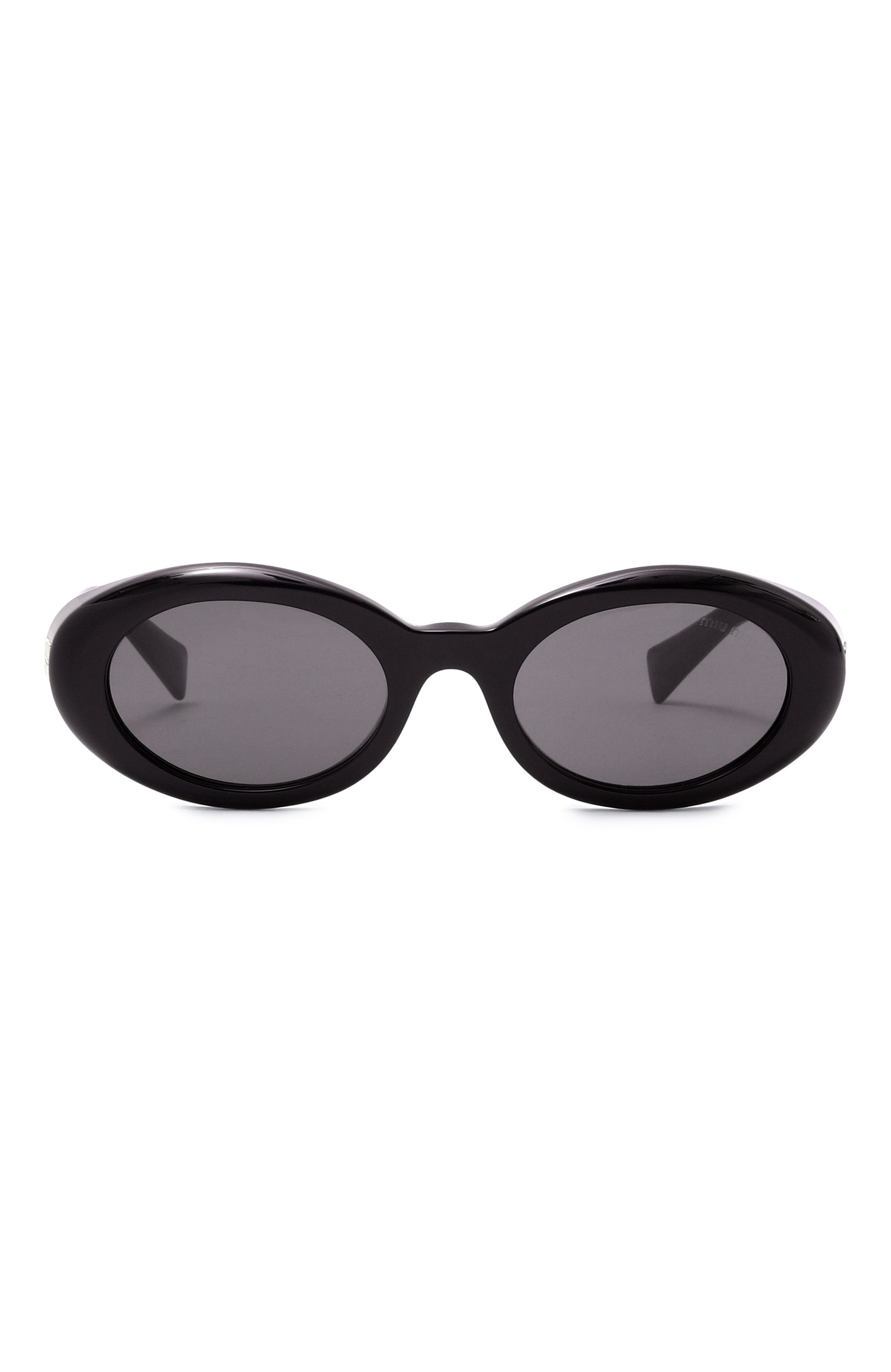 Солнцезащитные очки MIU MIU черного цвета по цене 56600 руб., арт. B09S-16K08Z, фото 3 Солнцезащитные очки MIU MIU, арт. B09S-16K08Z, фото 3