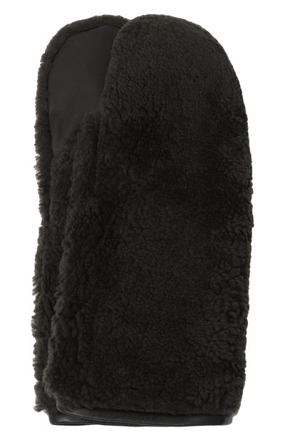 Женские меховые варежки из овчины YVES SALOMON, арт. 24WAA600XXMECL