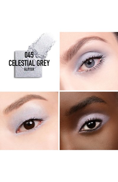 Тени для век diorshow mono couleur glitter, оттенок 045 небесный серый (2g) DIOR, арт. C042400045, фото 3