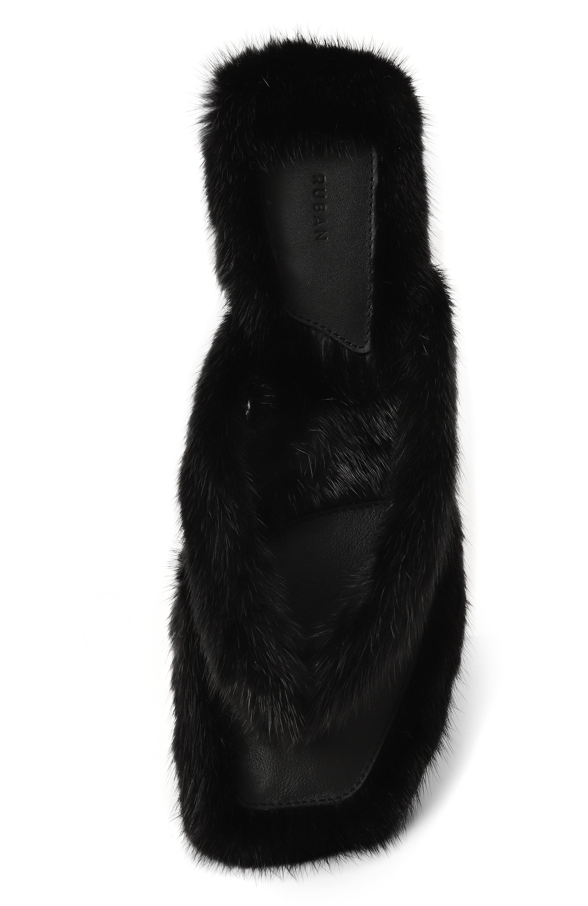 Меховые шлепанцы из норки RUBAN, арт. SN168.19.NOR900, фото 6