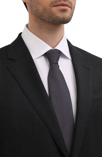 Шелковый галстук BRIONI темно-синего цвета по цене 23250 руб., арт. 061D00/P1461, фото 2 Шелковый галстук BRIONI, арт. 061D00/P1461, фото 2