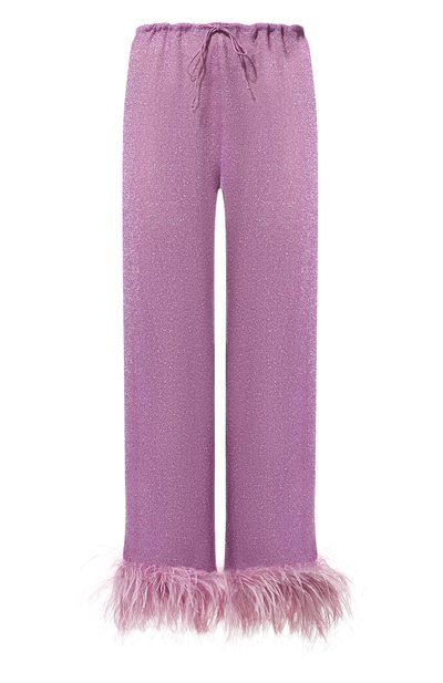 Женский брюки с отделкой перьями OSEREE, арт. LPF235