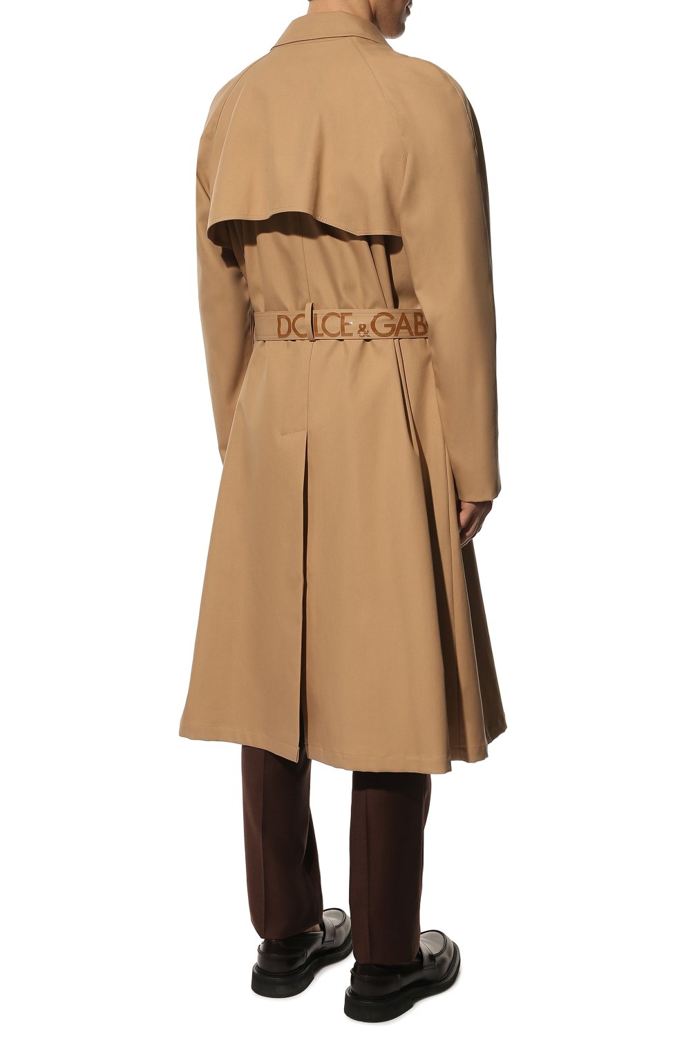 Хлопковый тренч DOLCE & GABBANA, арт. G0160T/FU6WG, фото 4