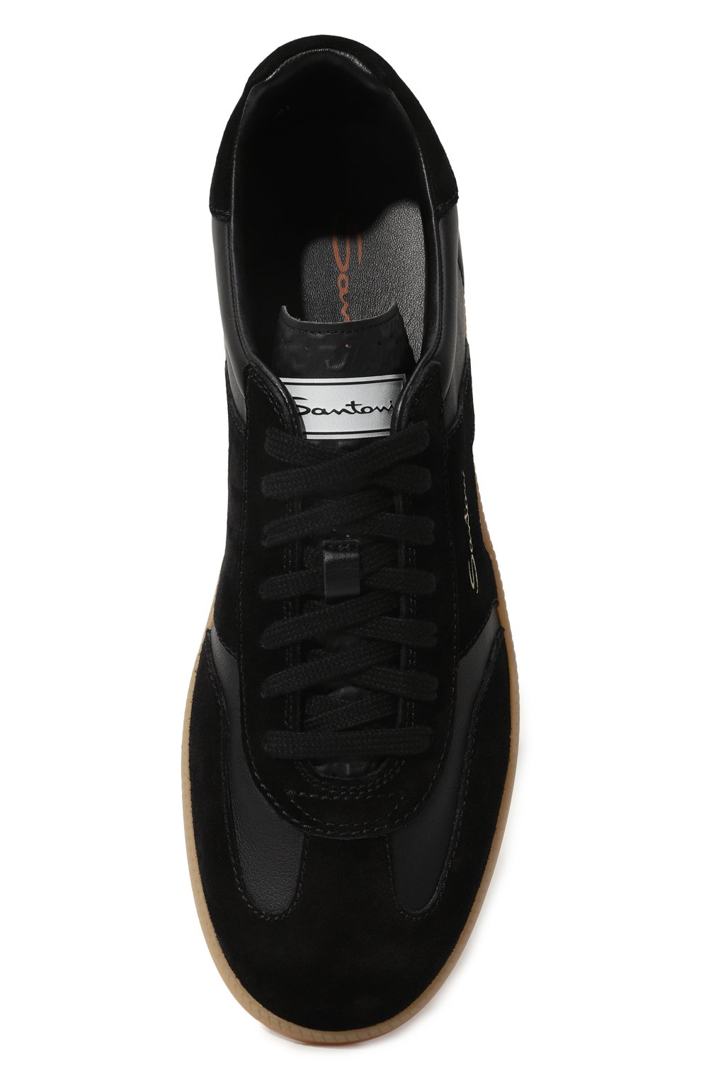 Кожаные кеды dbs-olympic SANTONI, арт. MBPL21975FARTSZ7N01, фото 6