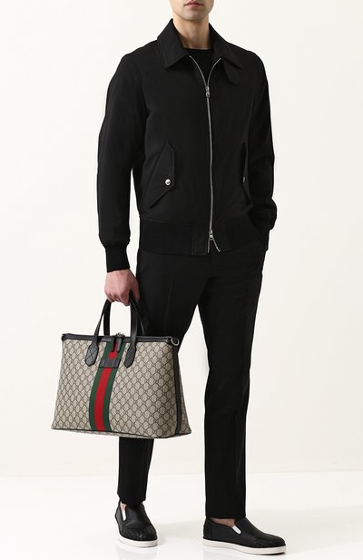 Сумка gg supreme web с плечевым ремнем GUCCI, арт. 359261/KHNGN, фото 2
