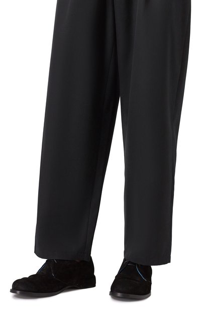 Замшевые дерби clabry CLABRY черного цвета по цене 54800 руб., арт. 673, фото 3 Замшевые дерби clabry CLABRY, арт. 673, фото 3