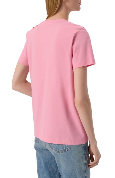 Хлопковая футболка BALMAIN, арт. BF1EF005/BB02, фото 4