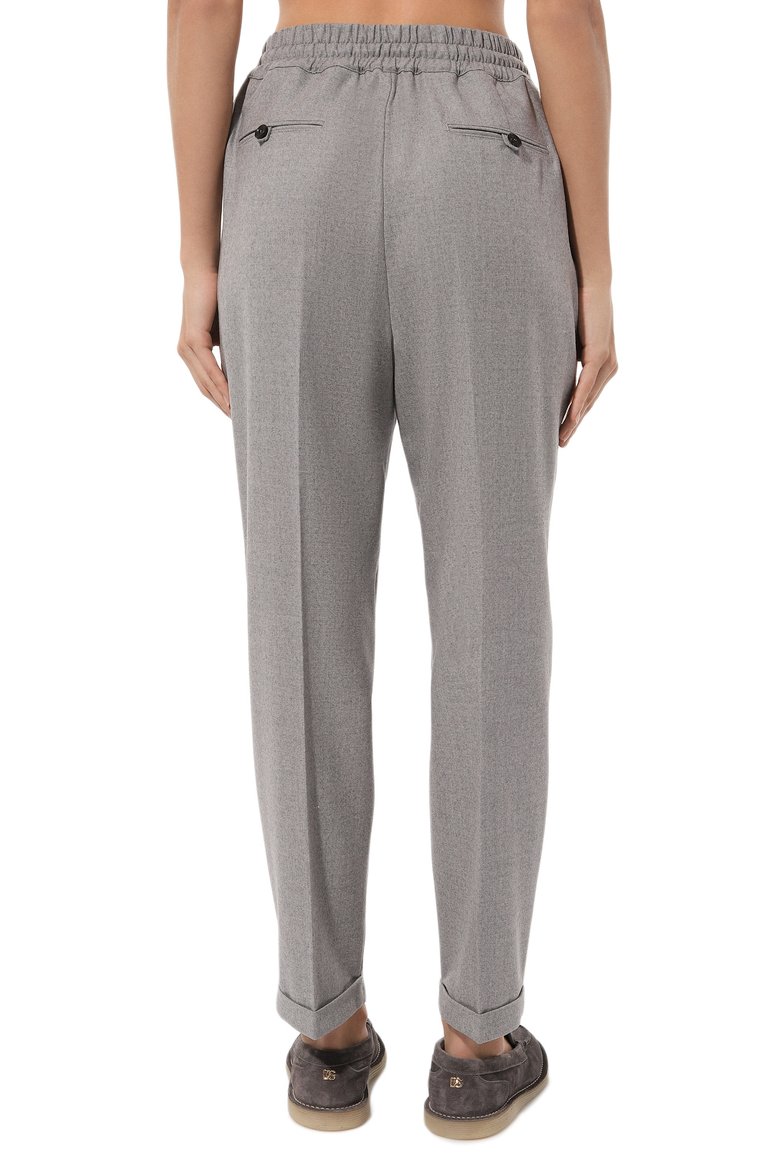 Шерстяные брюки KITON, арт. D37102K0505E01, фото 4