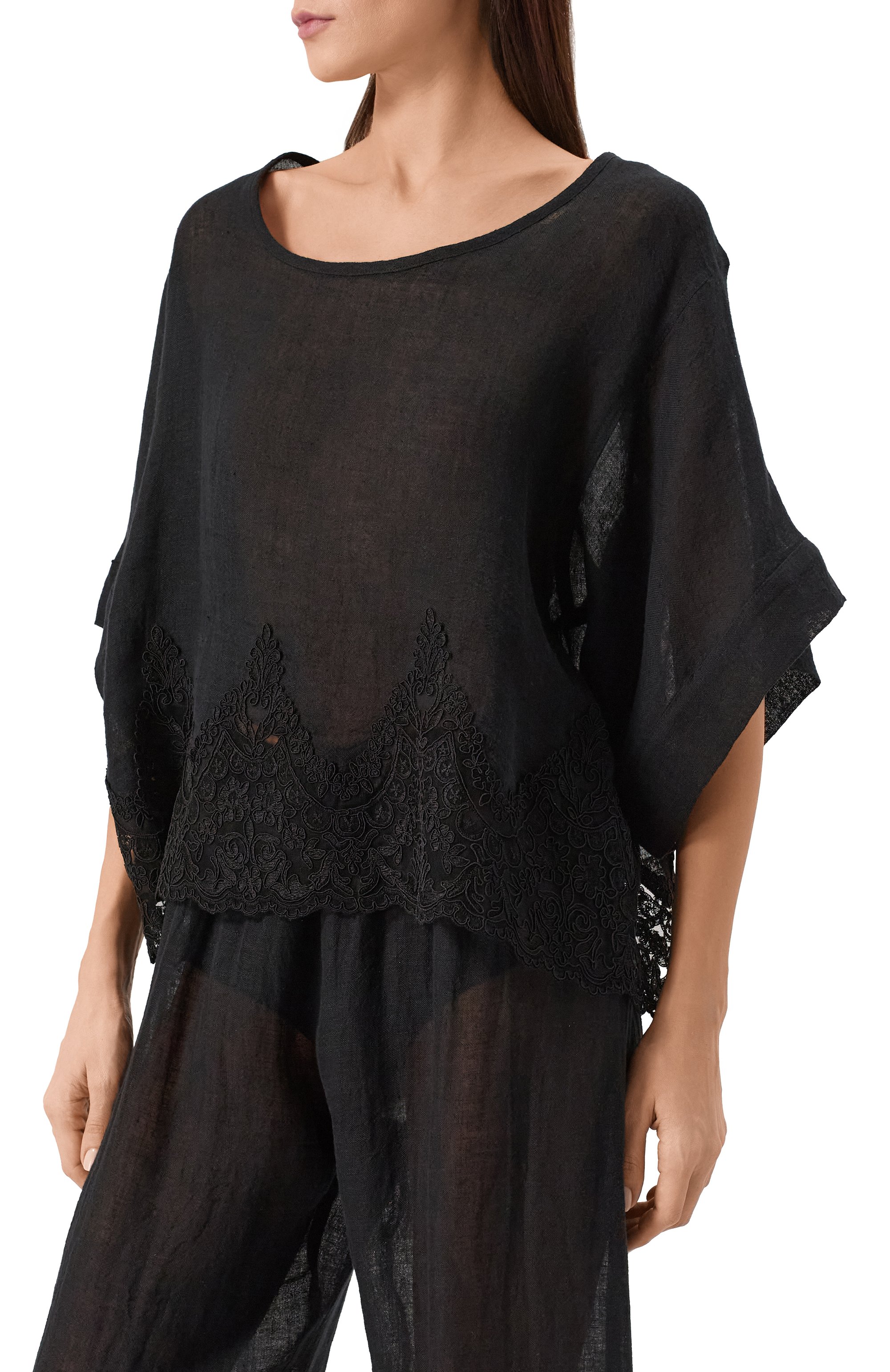 Топ изо льна и вискозы MAURIZIO, арт. W08462179, фото 3