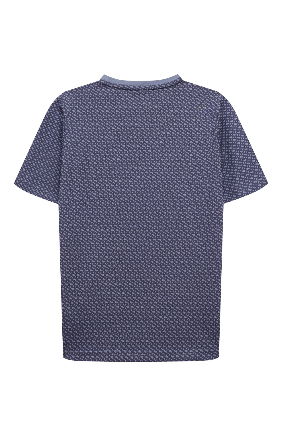 Хлопковая футболка BOSS синего цвета по цене 8460 руб., арт. J51213, фото 2 Хлопковая футболка BOSS, арт. J51213, фото 2