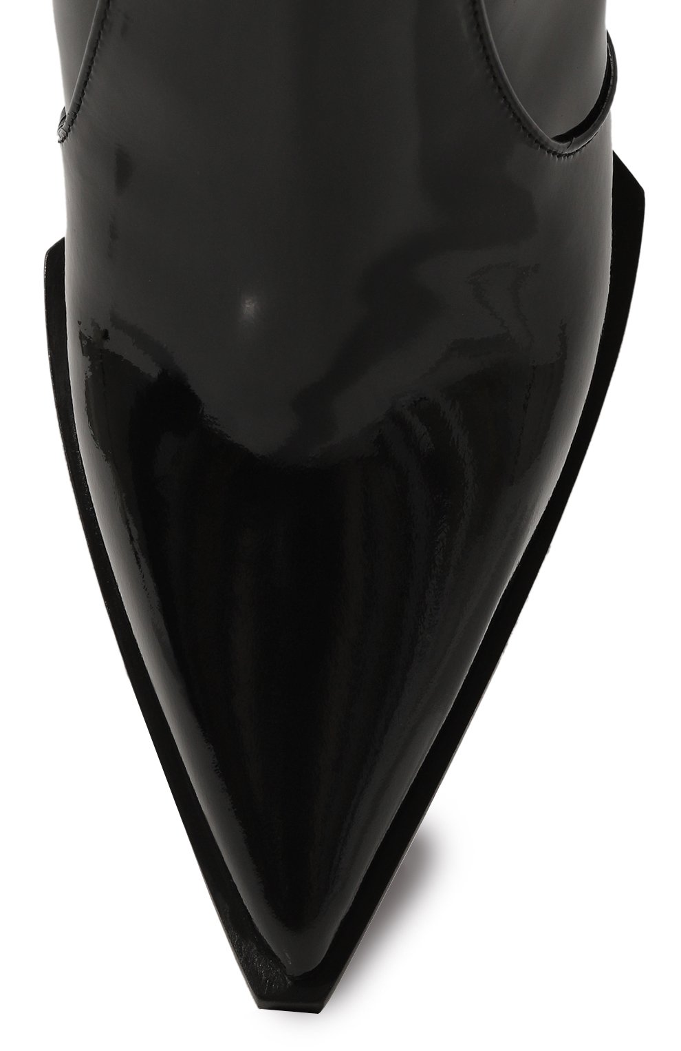 Лакированные ботильоны lady MATTIA CAPEZZANI черного цвета по цене 59950 руб., арт. W440/VERNICE, фото 6 Лакированные ботильоны lady MATTIA CAPEZZANI, арт. W440/VERNICE, фото 6