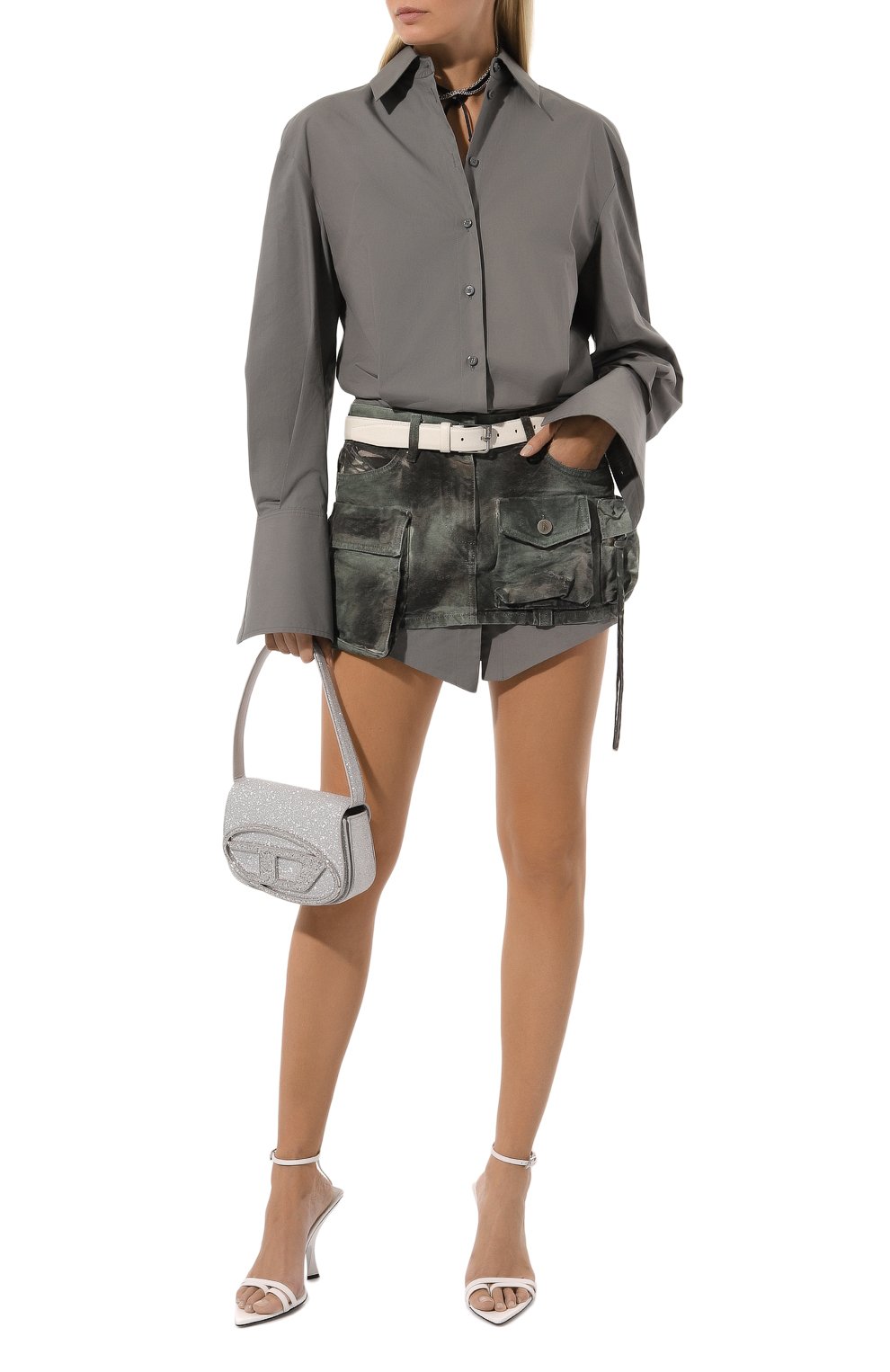 Джинсовая юбка THE ATTICO, арт. 241WCS136/D022, фото 2