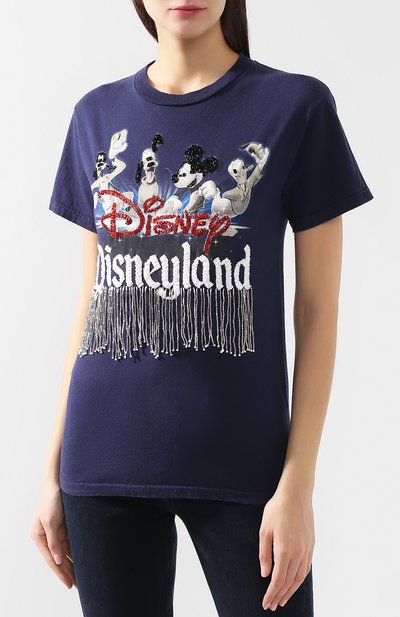 Хлопковая футболка NIGHTMARKET.IT разноцветного цвета по цене 26650 руб., арт. DISNEY.1, фото 3 Хлопковая футболка NIGHTMARKET.IT, арт. DISNEY.1, фото 3