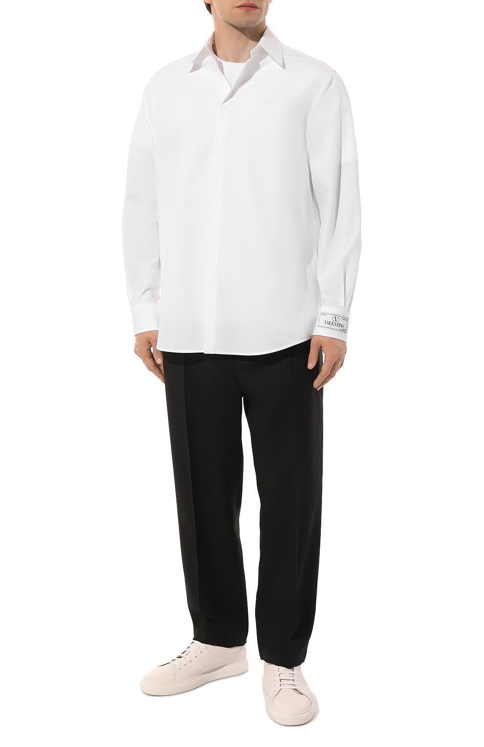 Хлопковая рубашка VALENTINO, арт. 3V3ABR954WW, фото 2