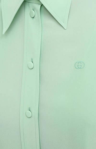 Шелковая рубашка GUCCI, арт. 627407/ZAEWU, фото 5