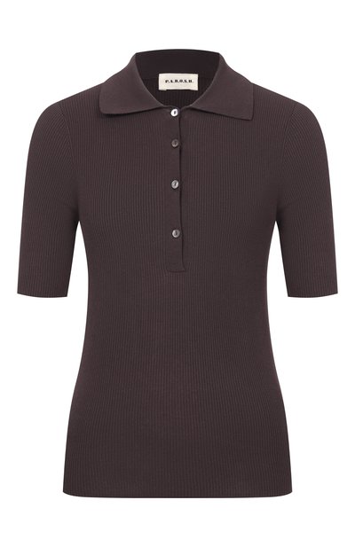 Женское хлопковое поло P.A.R.O.S.H., арт. D540962/CIPRIA26