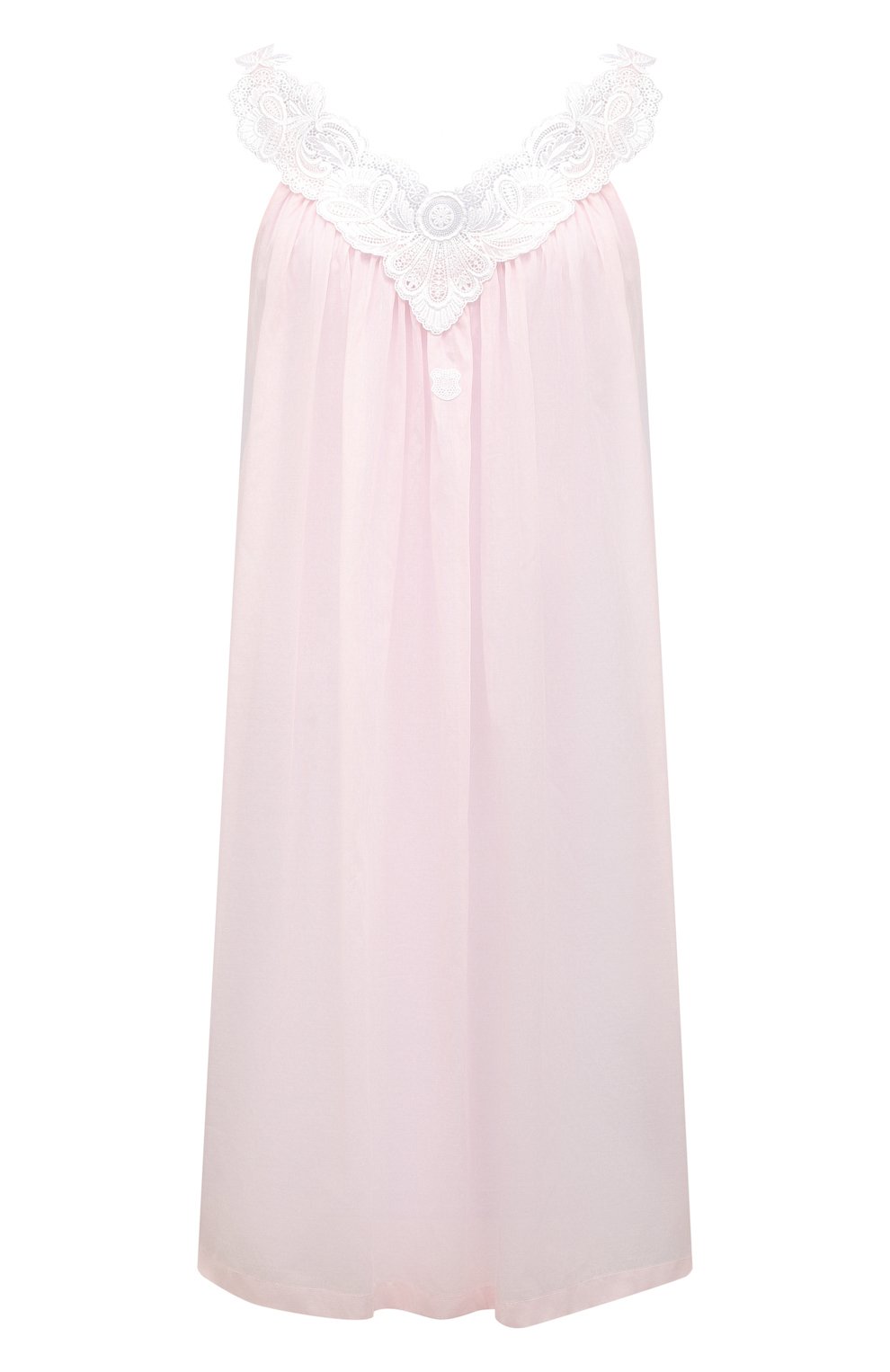 Хлопковая сорочка CELESTINE розового цвета по цене 29950 руб., арт. 30002675/AMINA-1 BD, фото 1 Хлопковая сорочка CELESTINE, арт. 30002675/AMINA-1 BD, фото 1