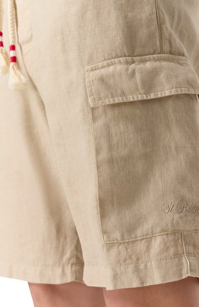 Льняные шорты MC2 SAINT BARTH, арт. STBM MARSEILLE/00275H, фото 5