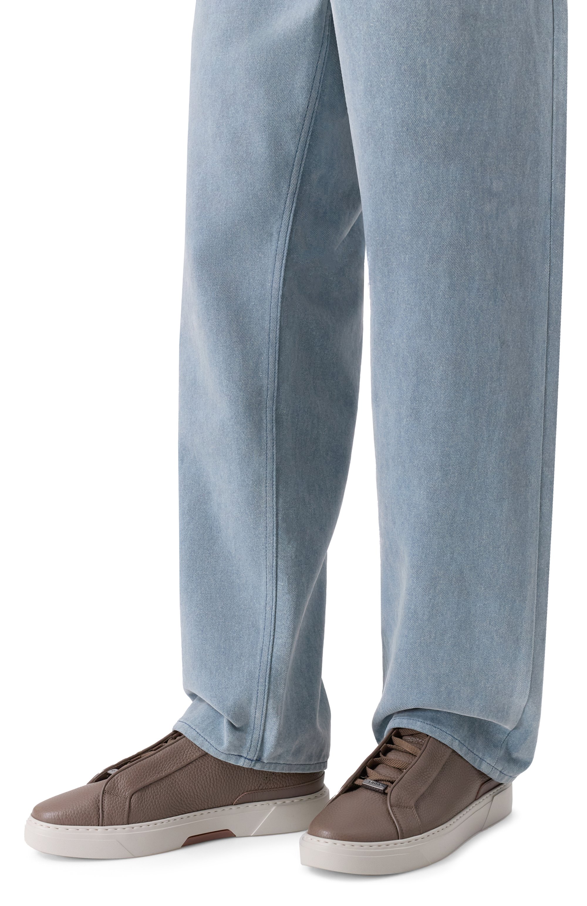 Кожаные кеды gary BOSS, арт. 50545153, фото 3