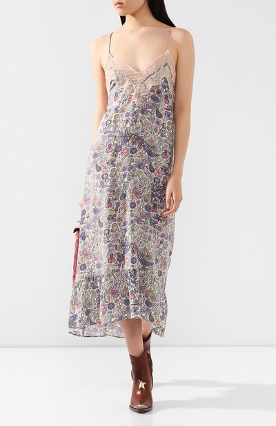 Платье ZADIG AND VOLTAIRE бежевого цвета по цене 23200 руб., арт. SJCP0406F, фото 2 Платье ZADIG AND VOLTAIRE, арт. SJCP0406F, фото 2