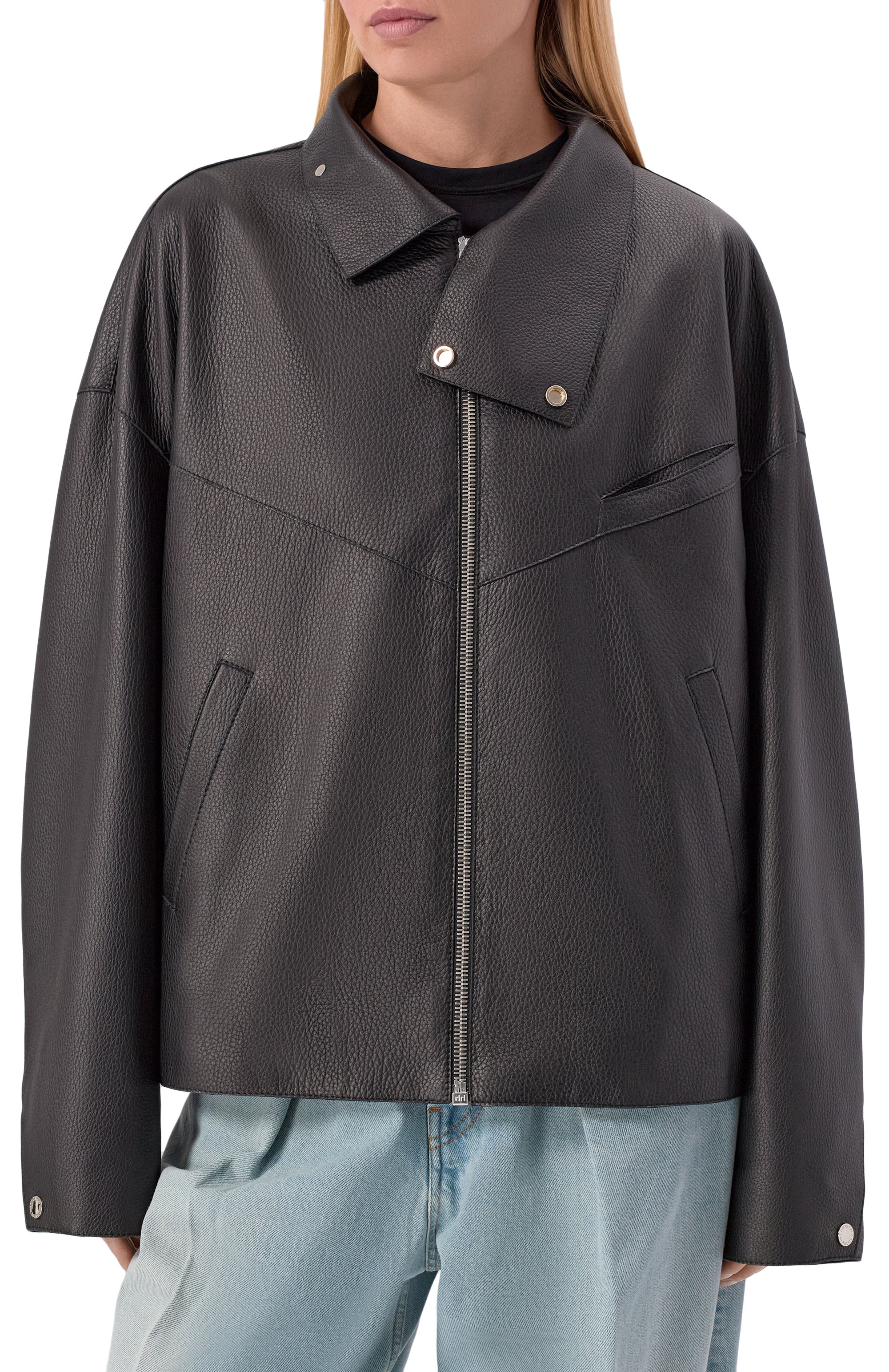 Кожаная куртка MASLOV, арт. Z017, фото 3