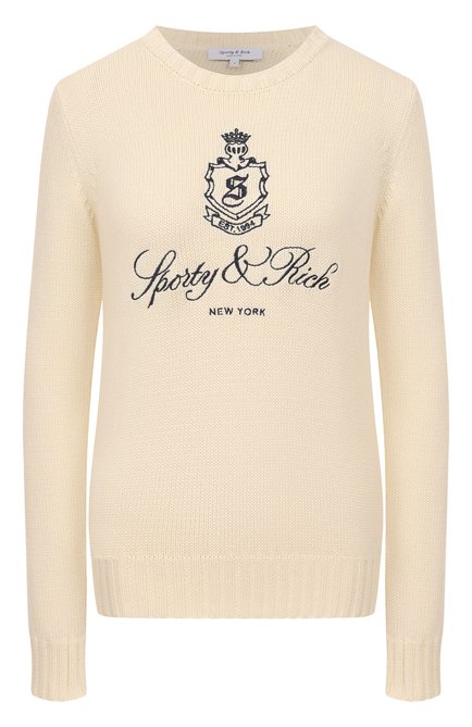 Женский хлопковый пуловер SPORTY AND RICH, арт. WS065606205WH37