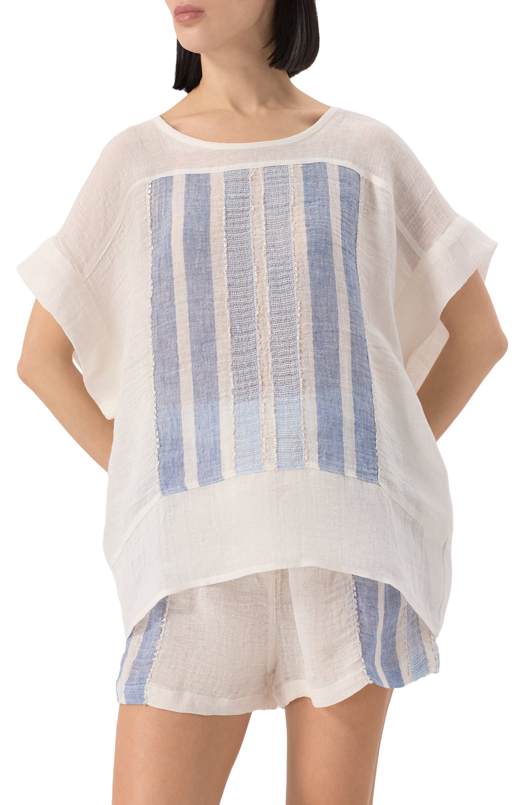 Льняной топ MAURIZIO, арт. W08452979, фото 3