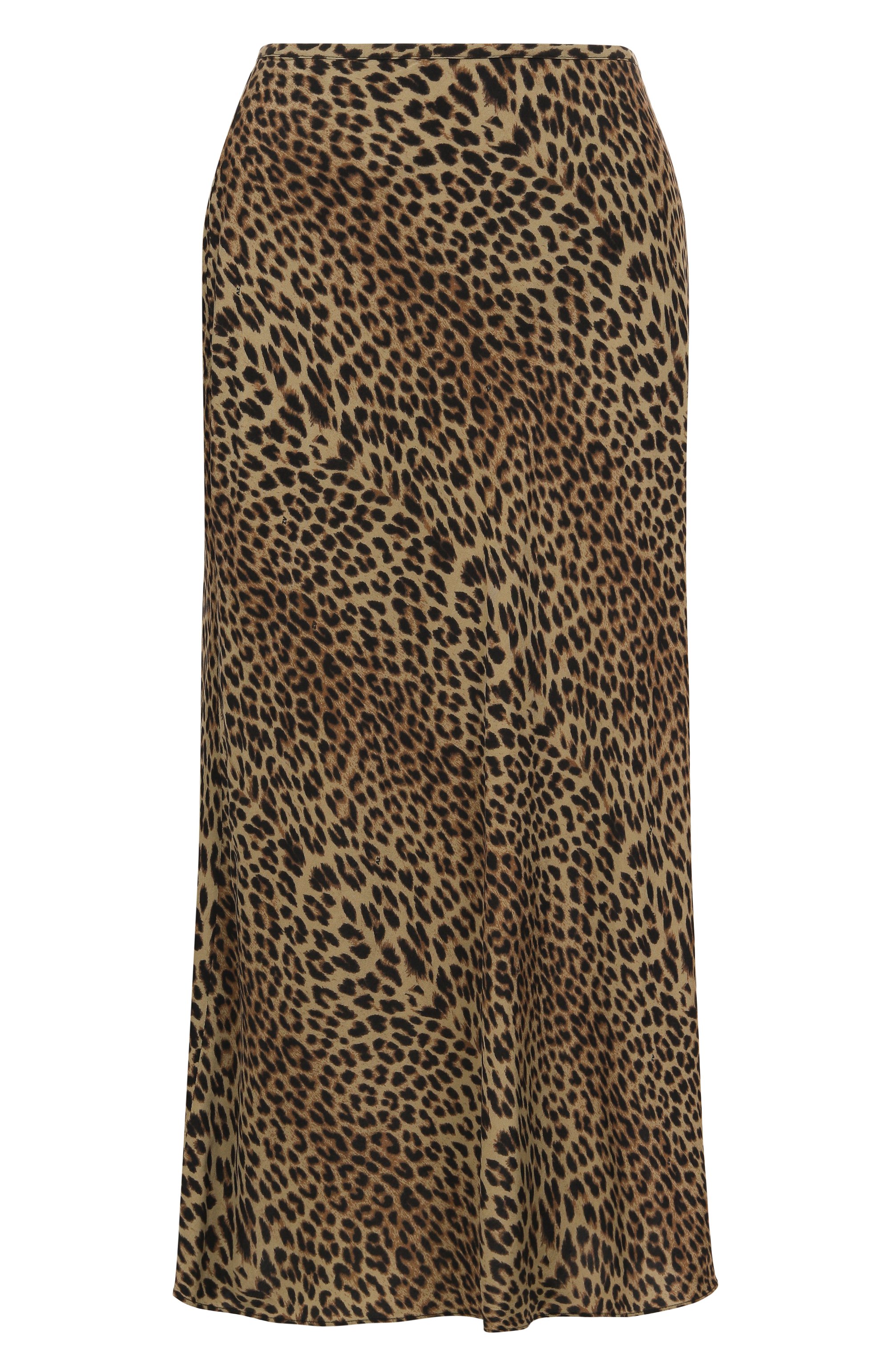 Юбка из вискозы ZADIG AND VOLTAIRE леопардового цвета по цене 36200 руб., арт. WWSK01622, фото 1 Юбка из вискозы ZADIG AND VOLTAIRE, арт. WWSK01622, фото 1