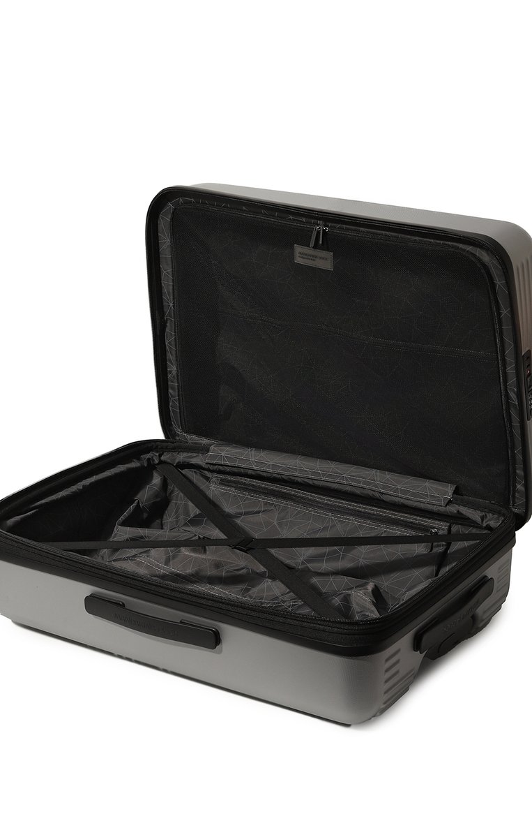 Женский чемодан tank case medium MANDARINA DUCK серебряного цвета, арт. FSV23-002 | Фото 4 (Материал: Пластик; Размер: medium)