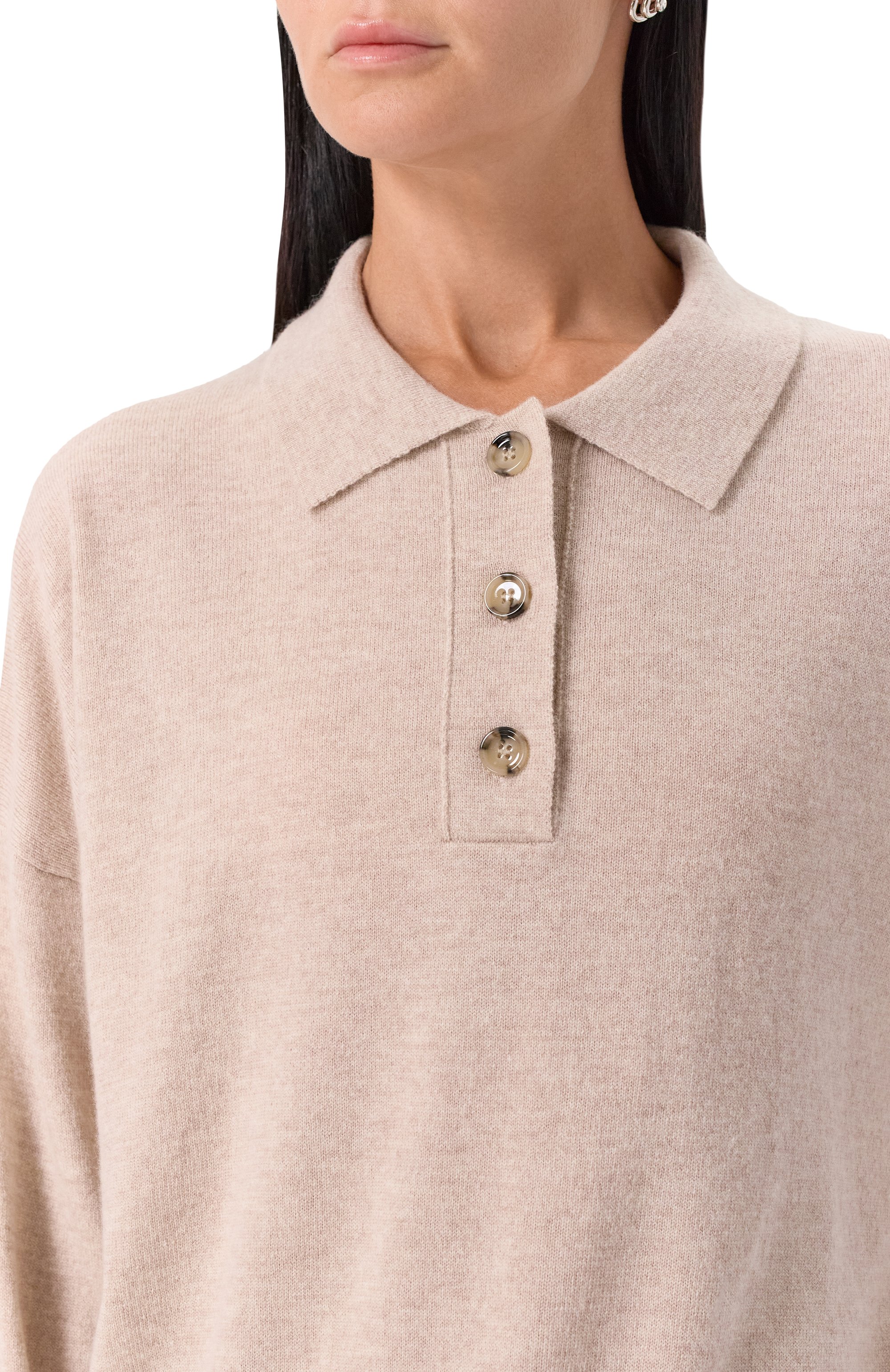 Поло из шерсти и кашемира ALLUDE, арт. 255/17653, фото 5