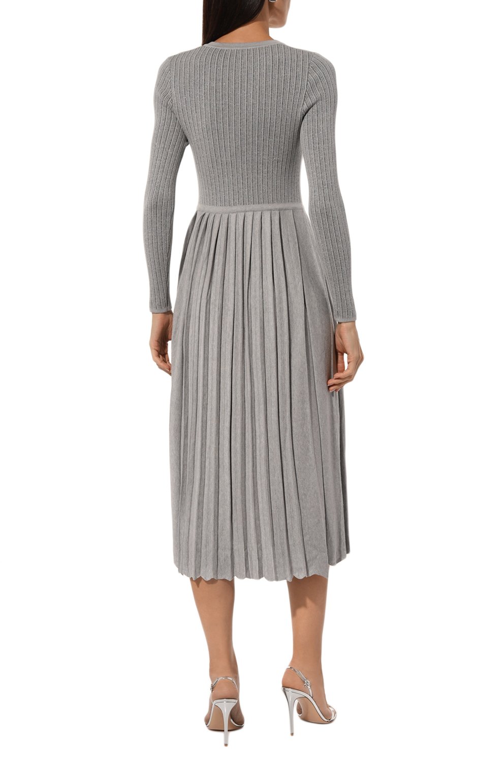 Платье из шелка и кашемира FREEAGE, арт. W25.DR113.6039.901, фото 4