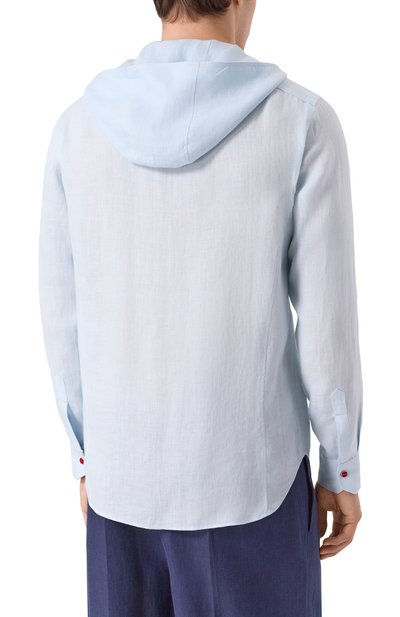 Льняная рубашка KITON, арт. UMCMARH0928602, фото 4