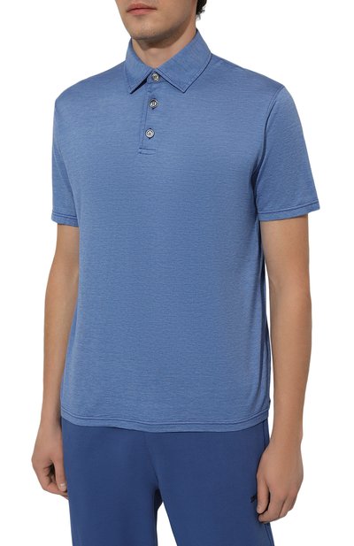 Поло из шелка и хлопка KITON, арт. UMK0356, фото 3