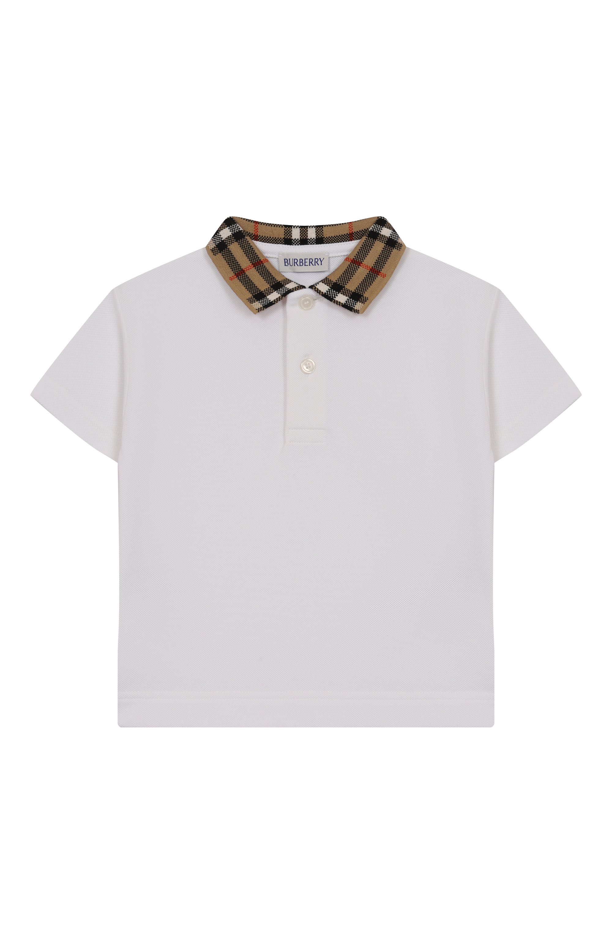 Хлопковое поло BURBERRY, арт. 8105577, фото 1
