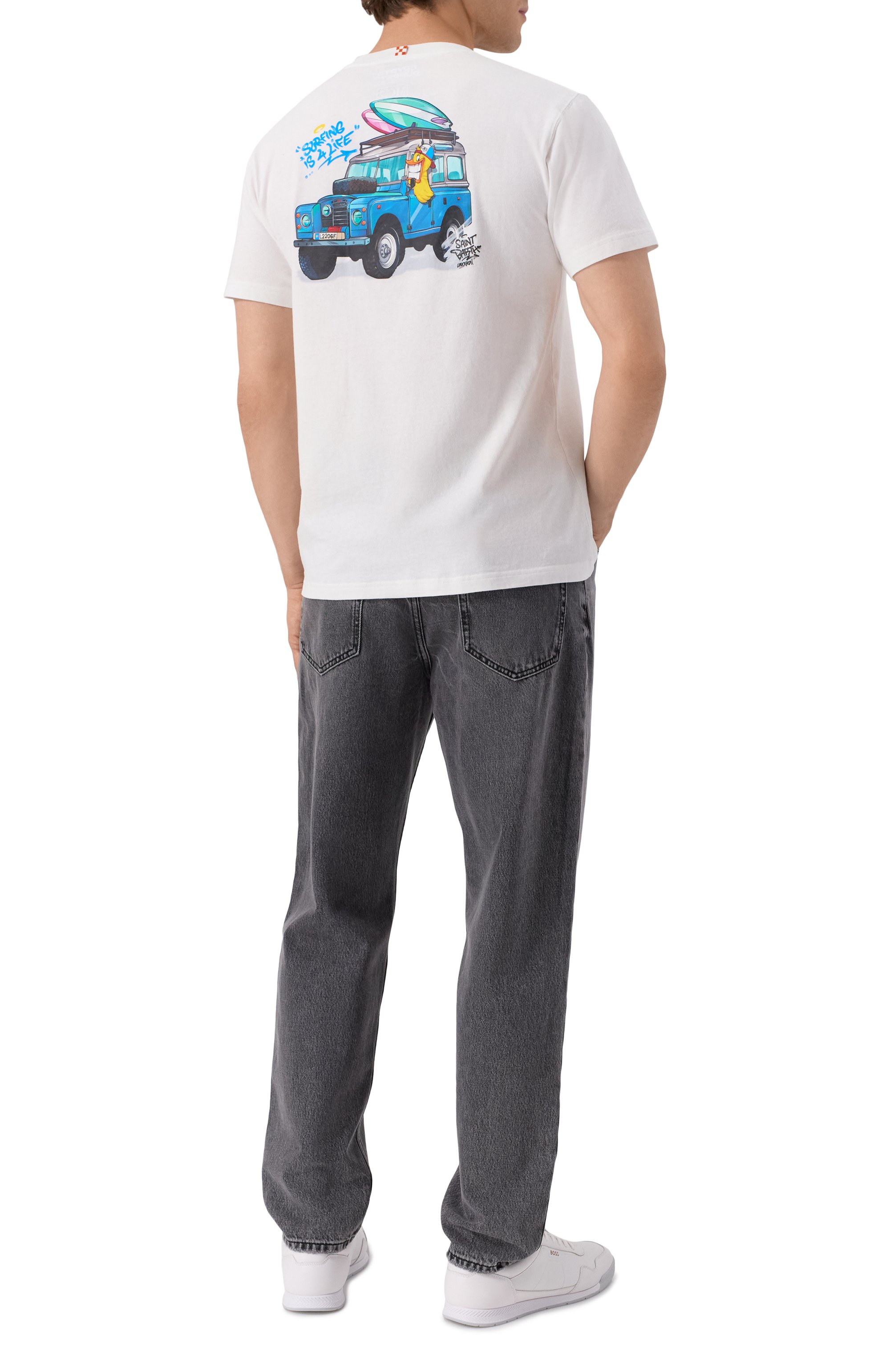 Хлопковая футболка MC2 SAINT BARTH, арт. STBM TSHIRT MAN/02980H, фото 2