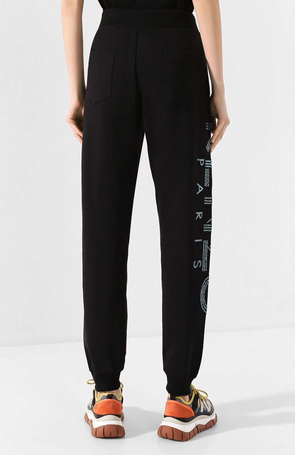Хлопковые джоггеры KENZO черного цвета по цене 26650 руб., арт. FA52PA722953, фото 4 Хлопковые джоггеры KENZO, арт. FA52PA722953, фото 4