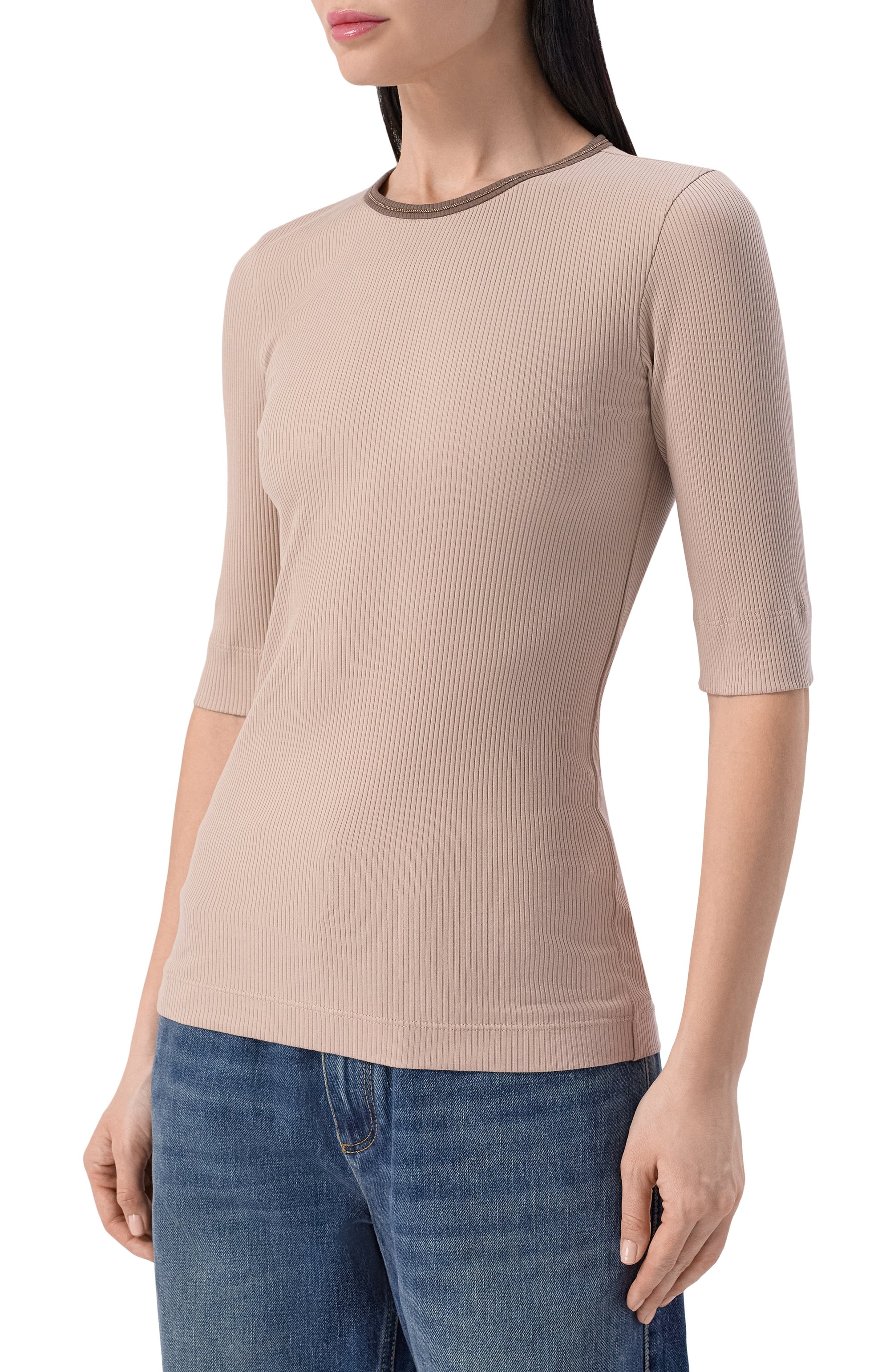 Хлопковый пуловер BRUNELLO CUCINELLI, арт. MG902D0300, фото 3