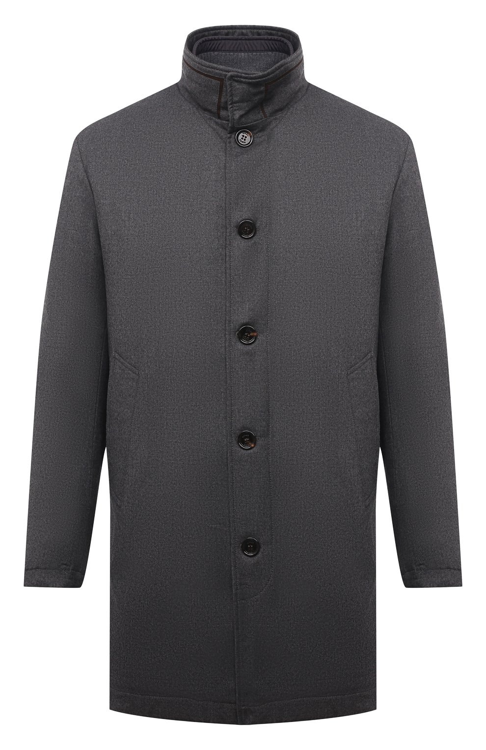 Пальто из шерсти и кашемира KIRED темно-серого цвета по цене 124500 руб., арт. WP0RDW7006001000, фото 1 Пальто из шерсти и кашемира KIRED, арт. WP0RDW7006001000, фото 1