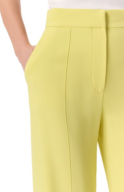 Брюки ELIE SAAB желтого цвета по цене 171500 руб., арт. P0186NRC26/CD023, фото 5 Брюки ELIE SAAB, арт. P0186NRC26/CD023, фото 5